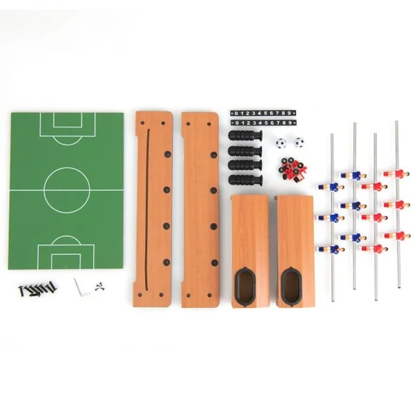 Table de Baby-foot avec 12 Figurines 2 Panneaux de Score 2 Balles Inclus pour Adulte Enfants 51 x 31x 10 CM