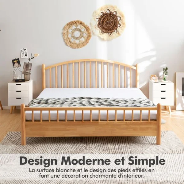 Table de Chevet Scandinave à 3 Tiroirs de Rangement Table de Nuit Capacité 25 Kg en Chêne et Mdf 40x40x60cm Blanc