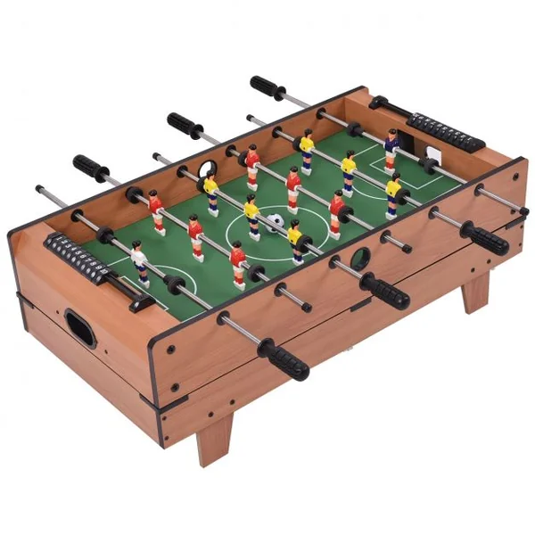 Table de jeux multifonction 4 en 1 Football Hockey Tennis de table Billard, en Bois, avec accessoires, 81,5x43x24cm