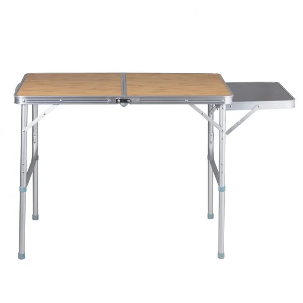 Table Pliante de Camping Valise Portable 90 x 60 x 70cm Cadre en Aluminium