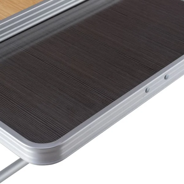 Table Pliante de Camping Valise Portable 90 x 60 x 70cm Cadre en Aluminium
