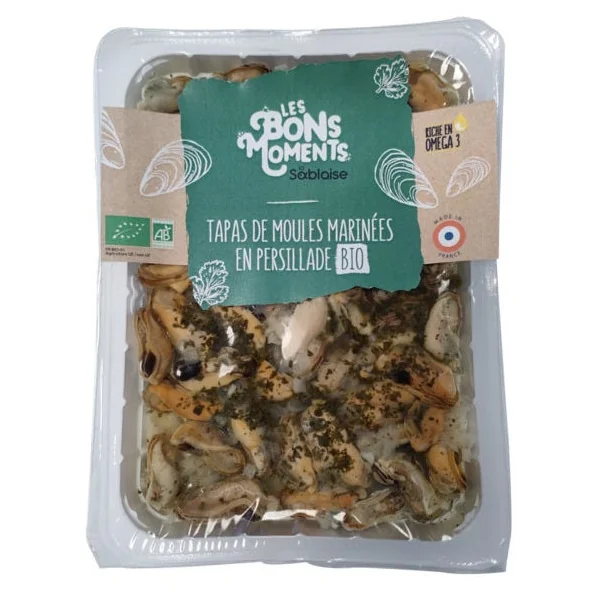 Tapas de moules en persillade 140g