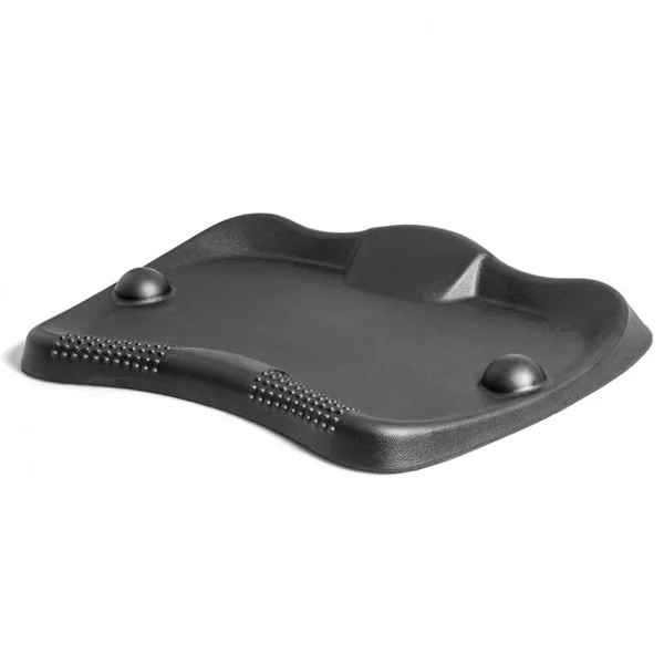 Tapis Anti-fatigue Antidérapant Tapis de Bureau Ergonomique pour Poste de Travail Débout en Caoutchouc 56x67x8cm Noir