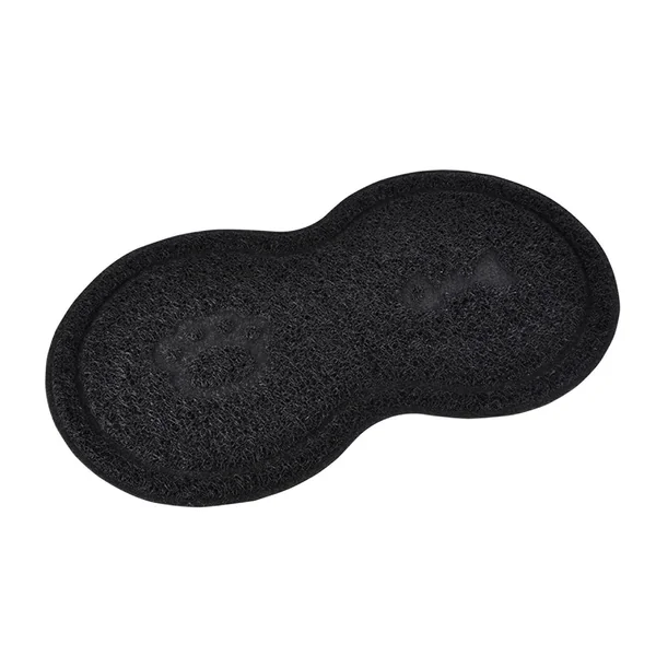 Tapis d'alimentation doubles gamelles noir
