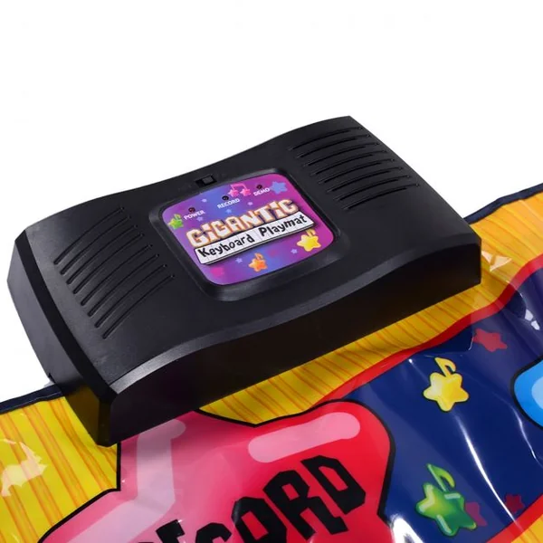 Tapis de Piano Musical à 24 Touches pour Enfants Tapis Danse Évolutif Pliable en ABS Polyester Éponge, 180x74cm