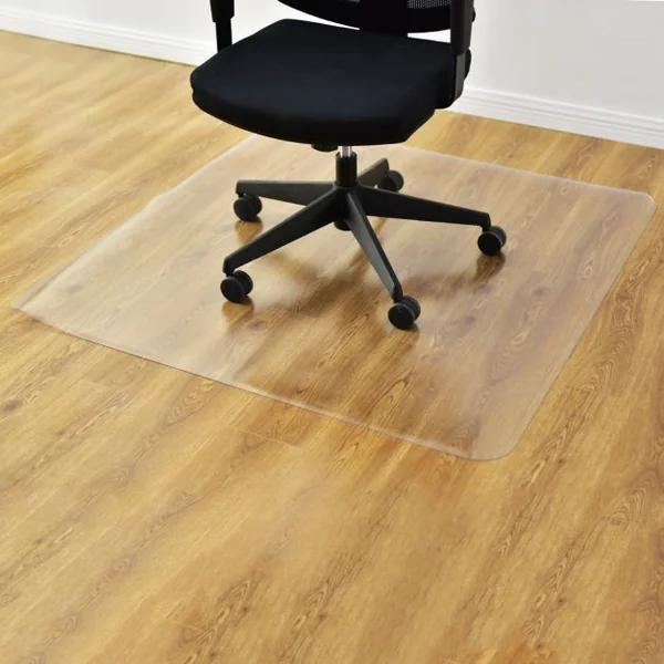 Tapis de protection sol pour chaise/fauteuil de bureau Transparent Tapis de sol PVC, Dimensions : 150x120cm