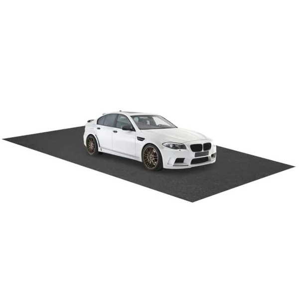 Tapis de Sol Imperméable 800 x 220 cm Tapis Antidérapant Voiture Réutilisable et Lavable avec Ruban Adhésif Double Face Absorbant Gris