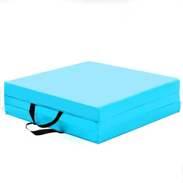 Tapis de Sol Pliable Bleu Joint de 3 Tailles Portable 180 x 60 x 6 cm pour Fitness,Yoga,Sport,Exercice