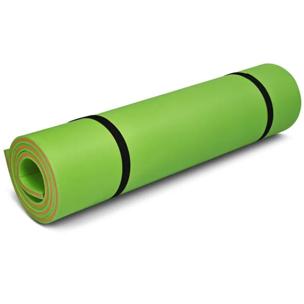 Tapis Flottant de Piscine 355 x 183 CM Matelas Flottant d’Eau 4-6 Personnes 3 Couches Mousse XPE Résistant Charge 400 KG Vert