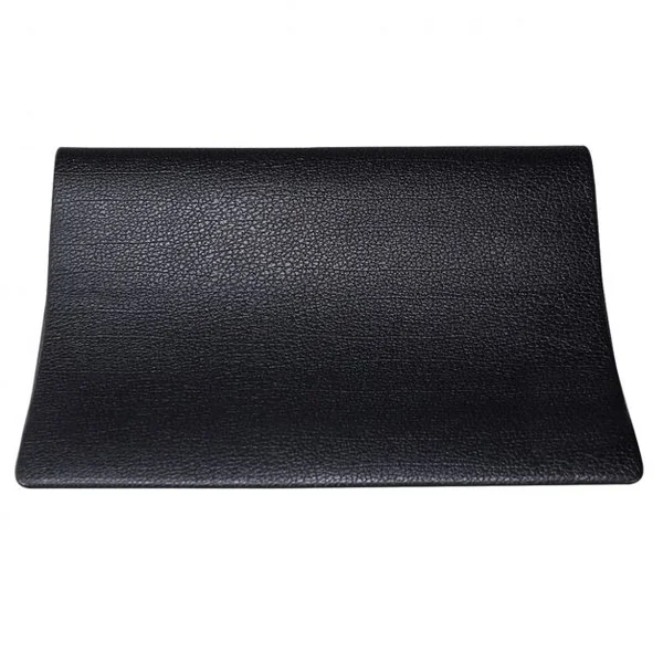 Tapis pour appareils de fitness Tapis multifonction pour sport, en PVC imperméable et ignifuge, 150 x 65 x 0,4 cm, Noir