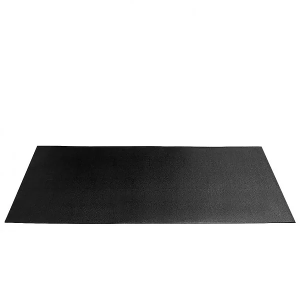 Tapis pour appareils de fitness Tapis multifonction pour sport, en PVC imperméable et ignifuge, 200 x 100 x 0,4 cm, Noir