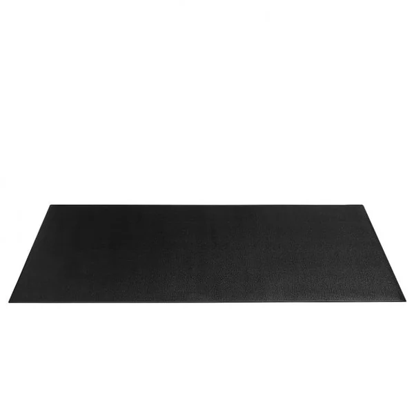Tapis pour appareils de fitness Tapis multifonction pour sport, en PVC imperméable et ignifuge, 200 x 100 x 0,6 cm, Noir