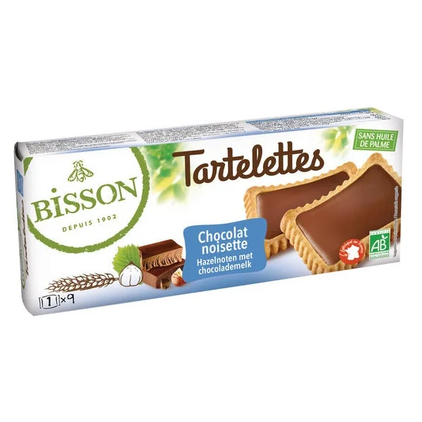 Tartelette chocolat noisette (9) 150g