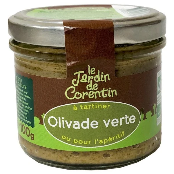 Tartinable à base d'olives vertes 100g