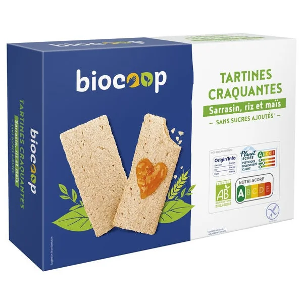 Tartine craquante sarrasin riz et maïs 270g
