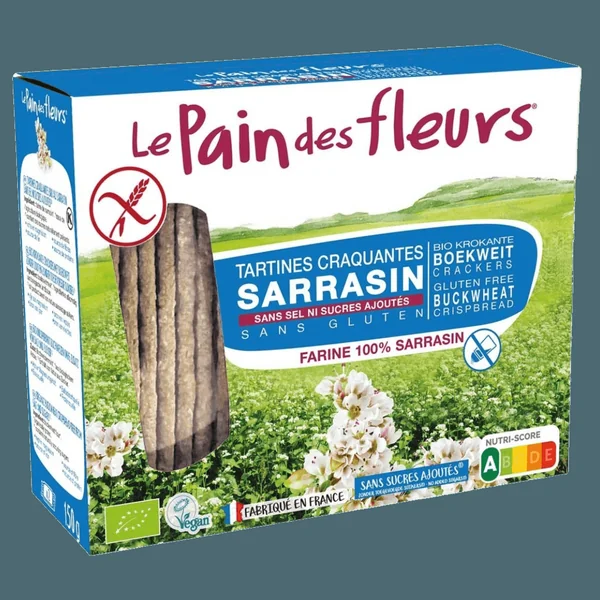 Tartines Craquantes Au Sarrasin & Sans Sel