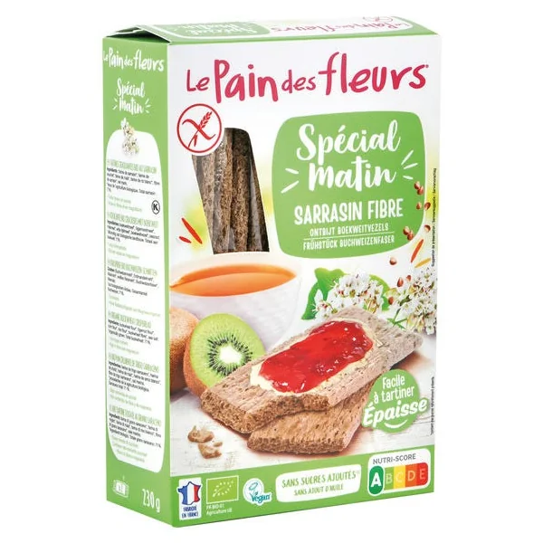 Tartines craquantes épaisses sarrasin fibre 230g