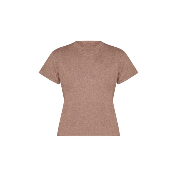 Taupe Ensemble Coordonné T-shirt Moucheté