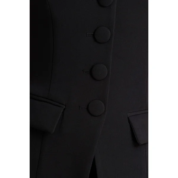 Tecla | Gilet tailleur boutonné noir