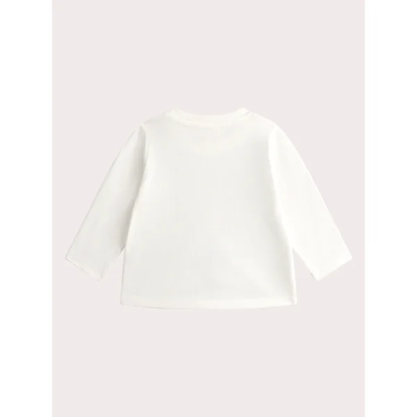 Tee Shirt Manches Longues Ecru - Soins Bébé Naturels & Produits Maman Après Naissance