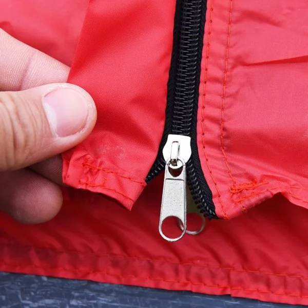 Tente imperméable de camping pour 2 personnes Tente de camping familiale pliante sac de transport, 200x120x95cm, Rouge