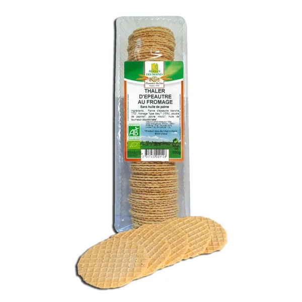 Thalers à la farine d'épeautre & fromage 100g