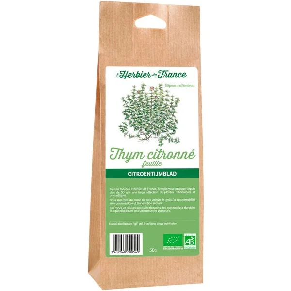 Thym citronné feuille 50g