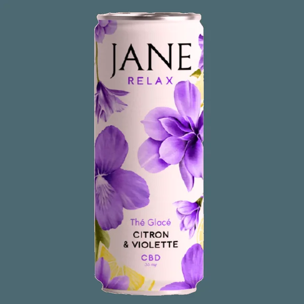 Thé Glacé CBD Violette Citron
