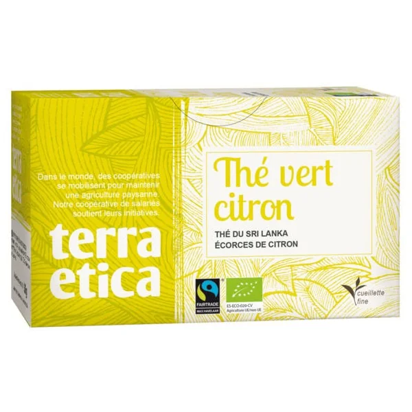Thé vert citron