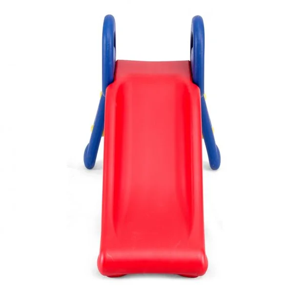 Toboggan Pliant pour Enfant de 3 à 8 Ans Pente Douce Capacité 50 Kg en Pe Sans Bpa 110x54x70cm Tricolore