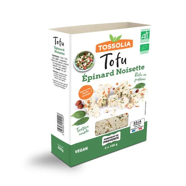Tofu épinard noisette 2x100g