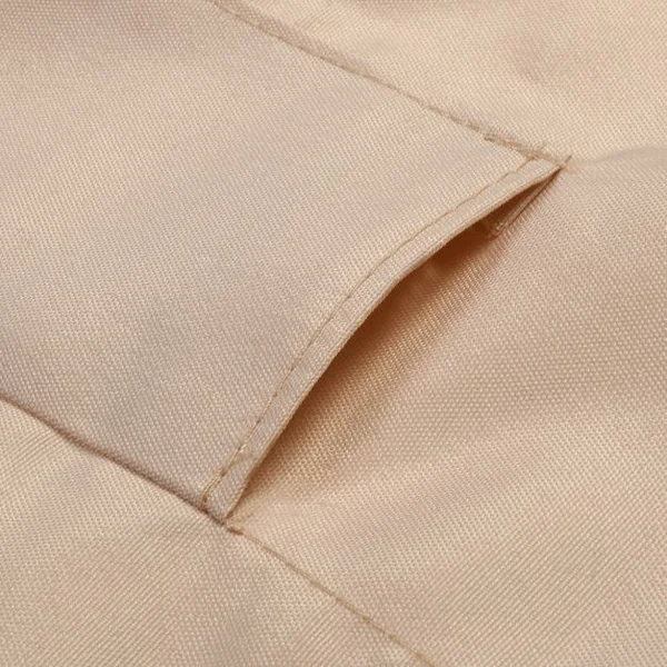 Toile de Rechange pour Balancelle Balançoire Auvent pour Balancelle Imperméable en Polyester 3 tailles au Choix Beige