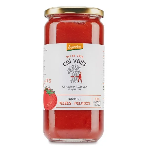Tomates entières pelées 400g net égoutté