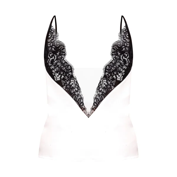 Top Petite À Découpes En Dentelle Avec Détail Soutien-gorge