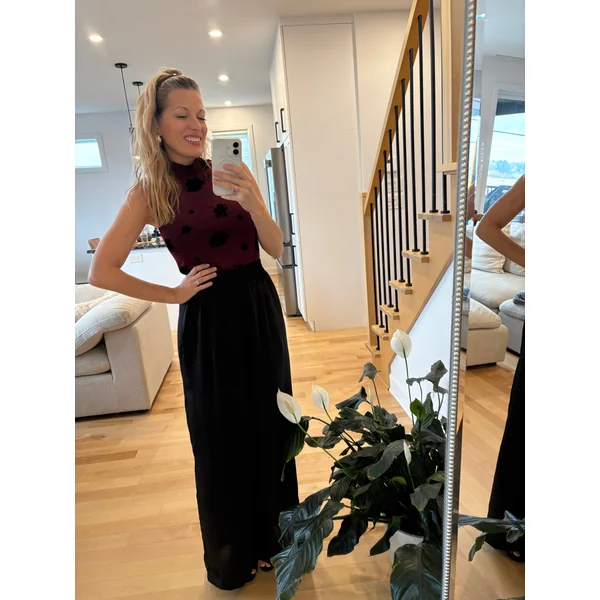 Top TARA - rouge grenat