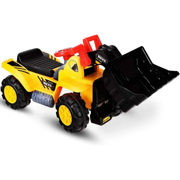 Tracteur pour Enfant, Pelleteuse Manuelle Vocal de Quatre Pneus pour Enfant Jouet