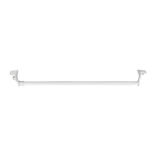Tringle rideau extensible autobloquante fenêtre blanche 50-80cm D 9mm