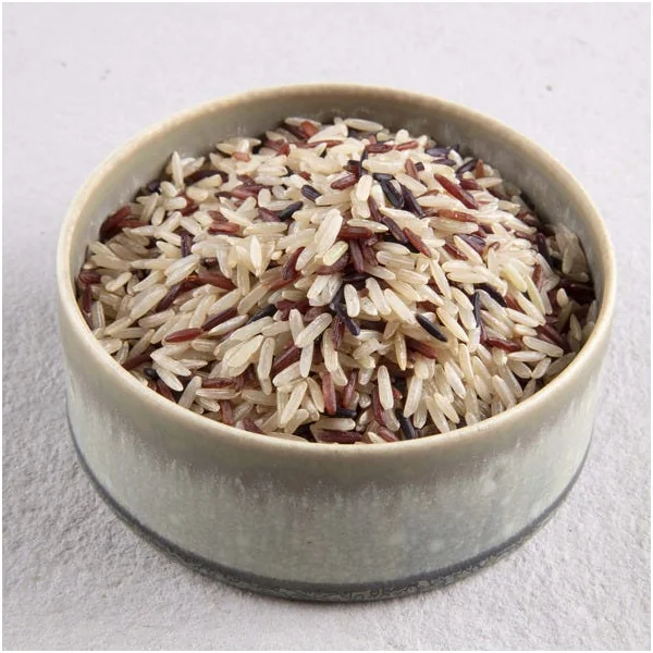 Trio de riz complet brun rouge noir Bio