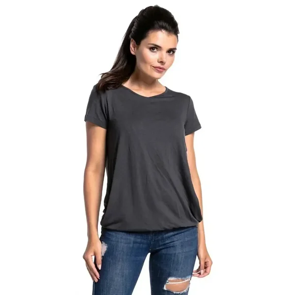 T-Shirt Allaitement Ouverture Côté Uni