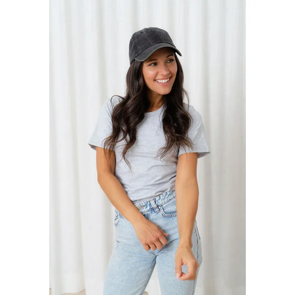 T-shirt avec doublure - gris pâle chiné