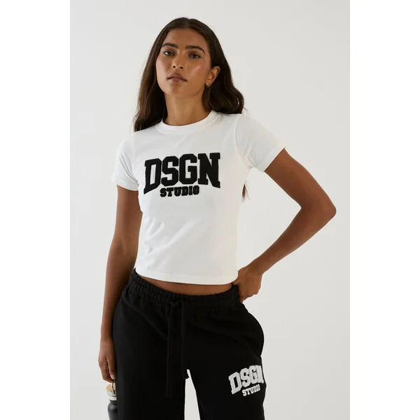T-shirt Bébé Dsgn Studio Avec Appliqué En Éponge