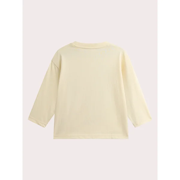 T-shirt creme animation rhinocéros por garçon - Soins Bébé Naturels & Produits Maman Après Naissance
