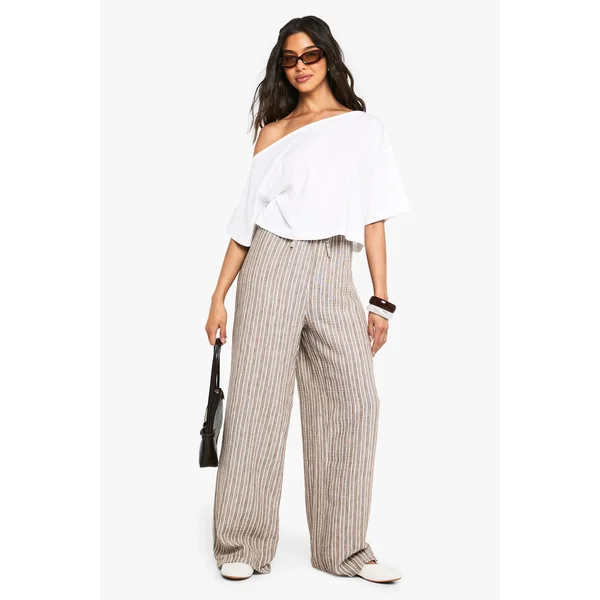 T-shirt crop boxy à épaules dénudées