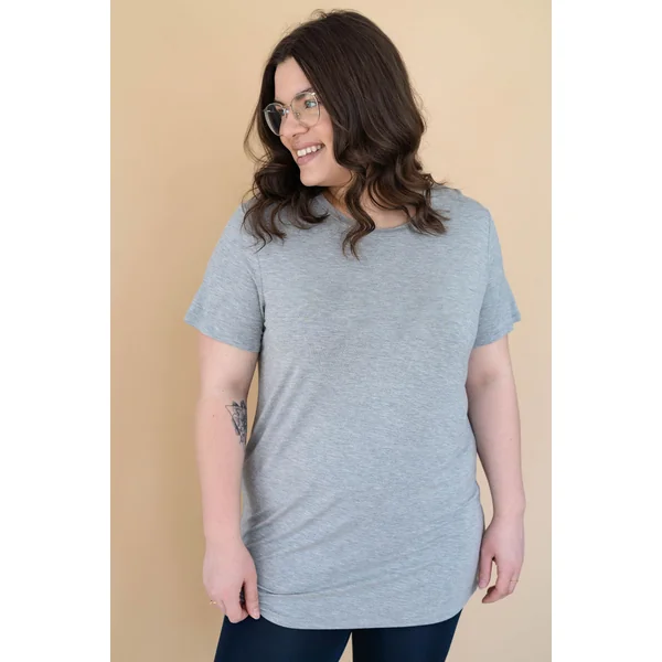 T-shirt décontracté - gris pâle