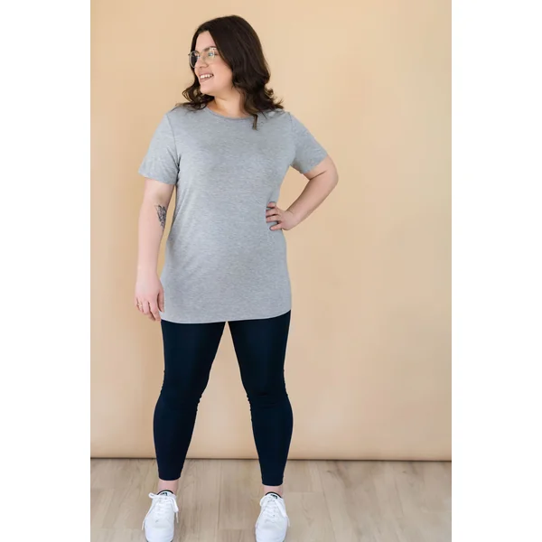 T-shirt décontracté - gris pâle
