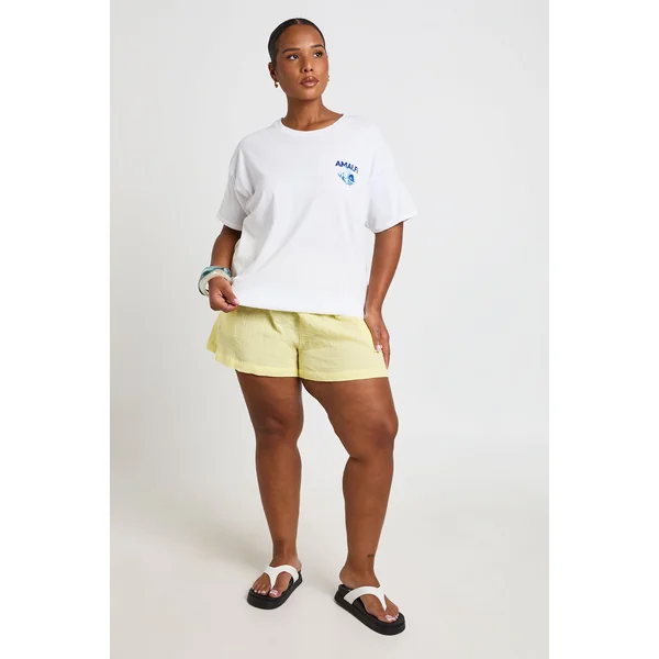 T-shirt Imprimé Amalfi Beach Grande Taille