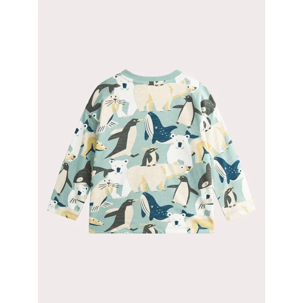 T-shirt imprimé animaux arctiques pour garçon - Soins Bébé Naturels & Produits Maman Après Naissance