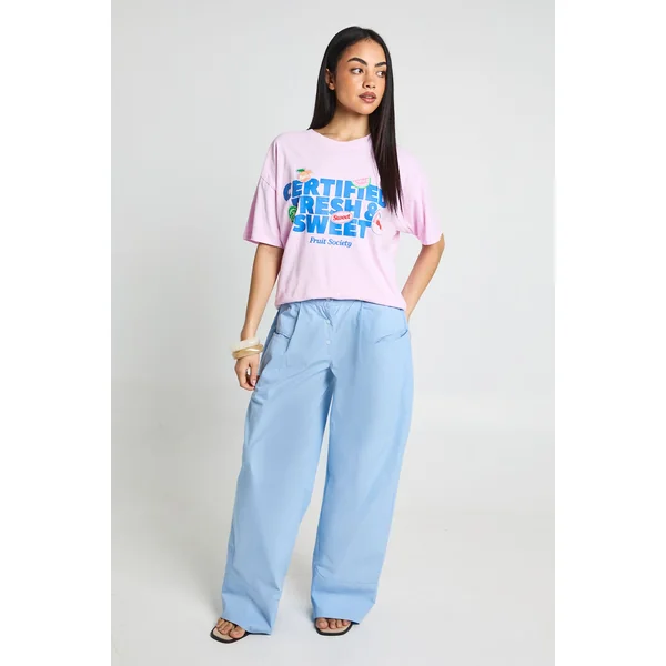 T-shirt Imprimé Fruits Frais Et Sucrés Certifiés