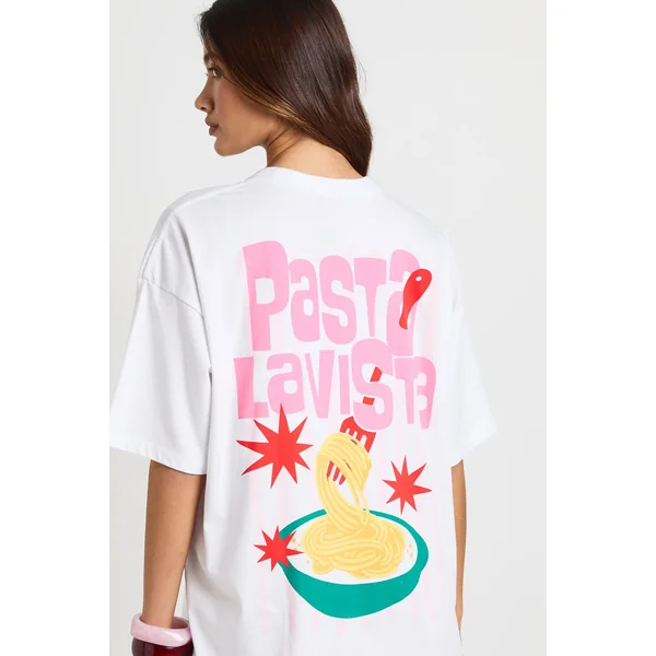 T-shirt Imprimé Pasta La Vista Recto Verso