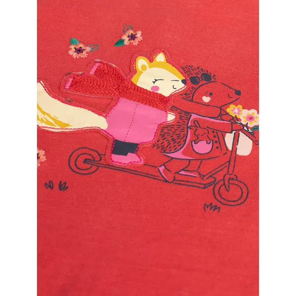 T-shirt manches longues à animation anamalière pour bébé fille - Soins Bébé Naturels & Produits Maman Après Naissance